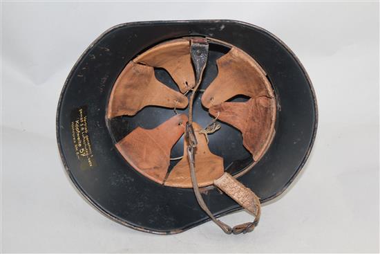 A German Third Reich Luftschutz M38 gladiator helmet,